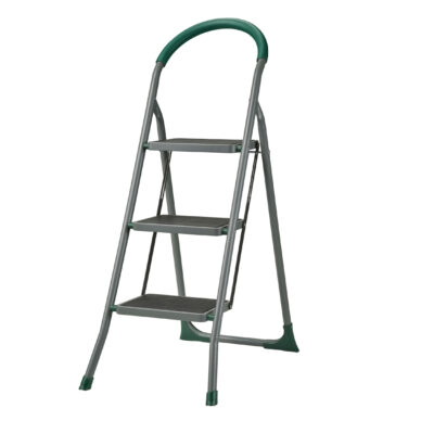 Escabeau Pliant PARKSIDE® - 3 Marches Antidérapantes, Sécurité Maximale