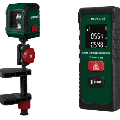 PARKSIDE® Niveau Laser Croix & Télémètre Laser - Précision Ultime