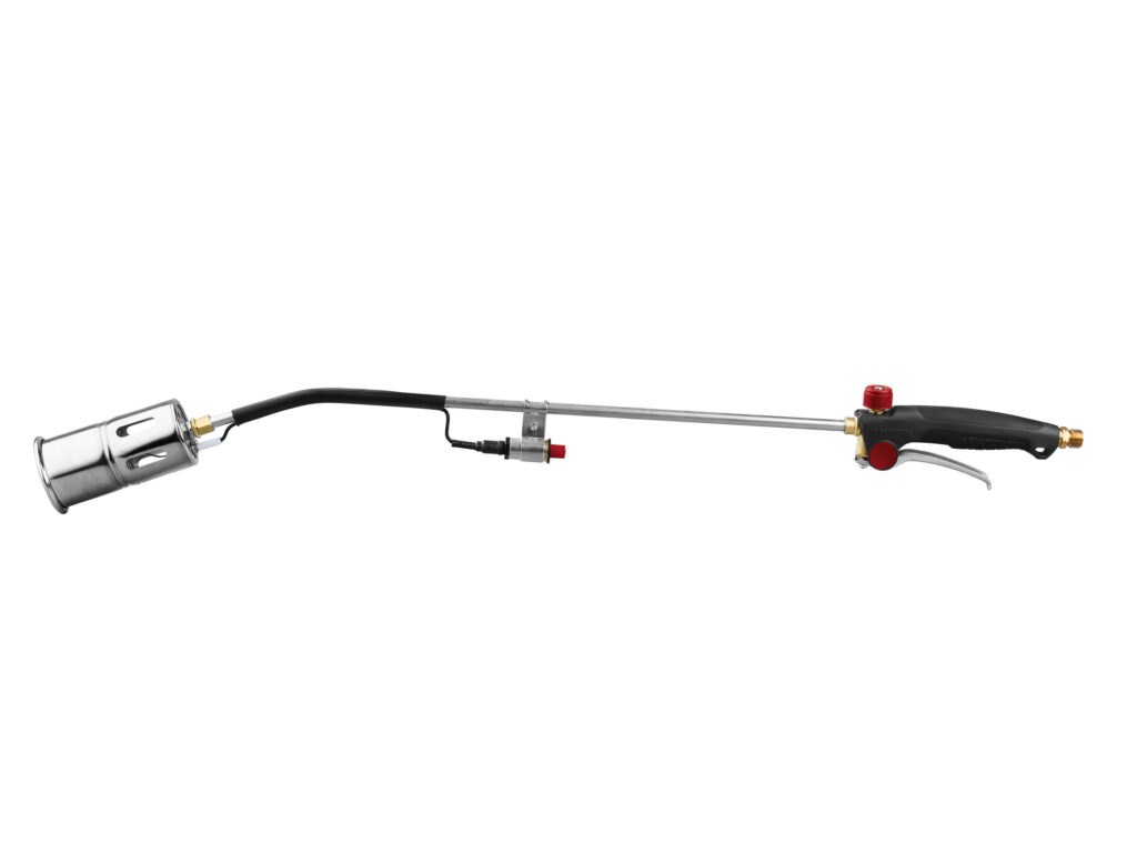 LERANXIN Chalumeau Désherbeur Thermique Gaz – Acier Inoxydable, Résistant Au Vent, Idéal Jardin & BBQ