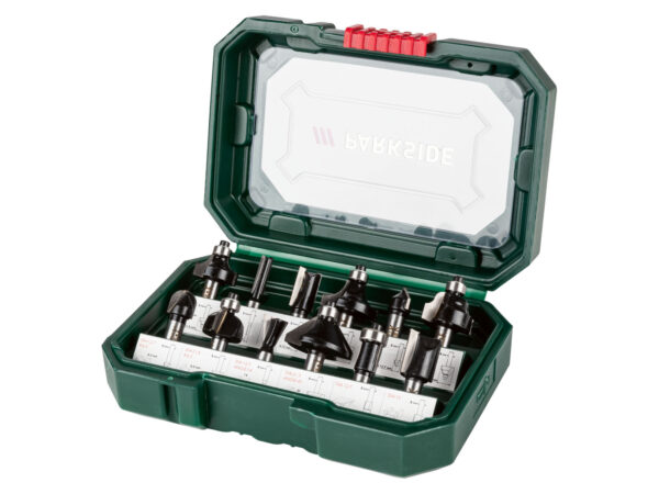 Set de 12 Fraises pour Défonceuse Parkside PFB 12 A1 (Tige 8 mm)
