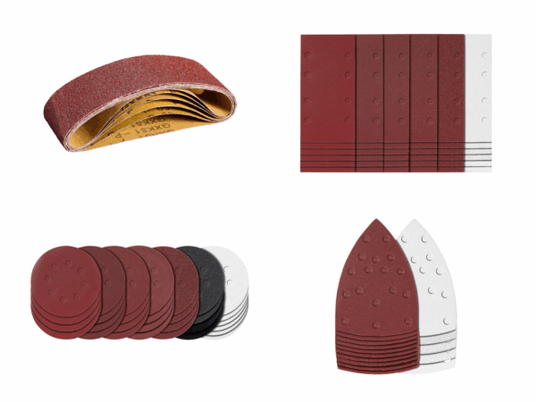 PARKSIDE® Set de Papier Abrasif Multi-Ponçage Bois, Métal, Peinture