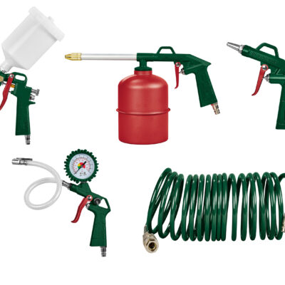 PARKSIDE® Set d'outils pneumatiques 5 pièces - Kit Complet
