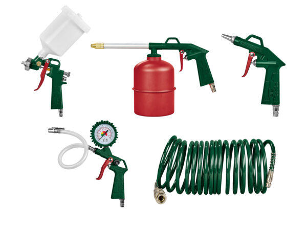PARKSIDE® Set d'outils pneumatiques 5 pièces - Kit Complet