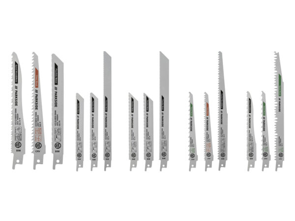 PARKSIDE® Jeu de 3 Lames de Scie Sabre PFSZ 3 B1 : Polyvalence Garantie