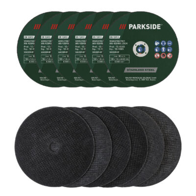 PARKSIDE® Set de Disques à Tronçonner Métal Ø 180mm