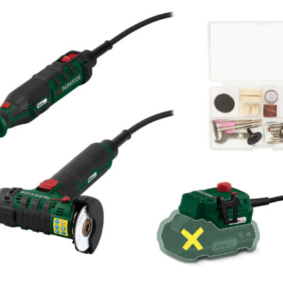 PARKSIDE Set Modélisme Sans Fil 20V - Meuler, Poncer, Graver