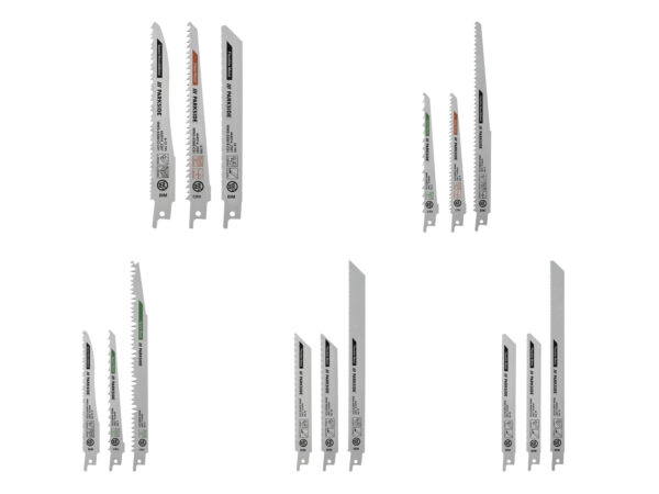 PARKSIDE® Set 3 Lames de Scie Sabre : Coupe Bois et Métal