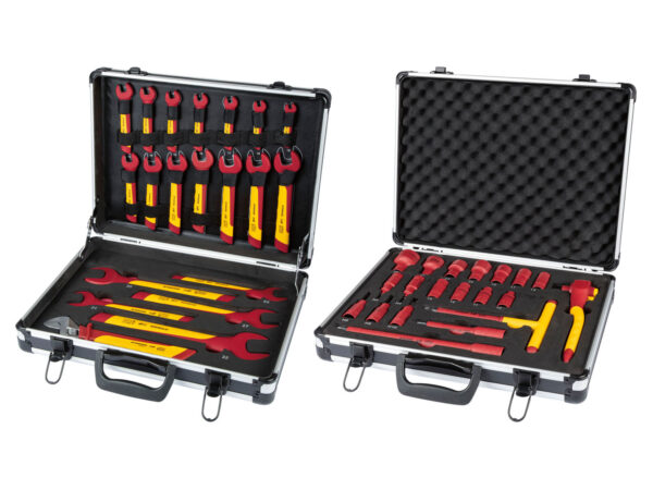 PARKSIDE® Jeu de Clés à Douilles ou Fourche 20 Pièces Isolées 1000V