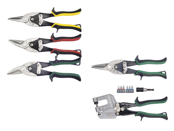 PARKSIDE® Set Cisailles à Tôle & Kit Construction Sèche | Qualité Pro
