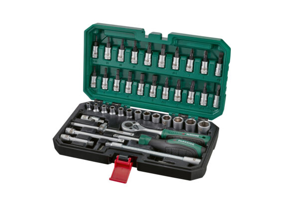 PARKSIDE® Set Cliquet 46 Pièces : L'Essentiel pour Bricoler