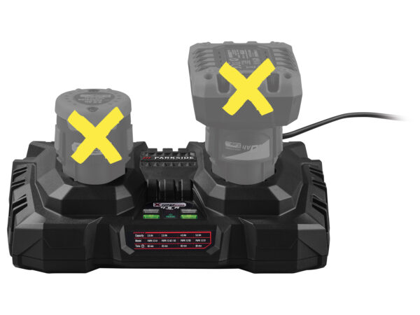 Chargeur Double Parkside 12V : Recharge Rapide pour Vos Batteries X12V