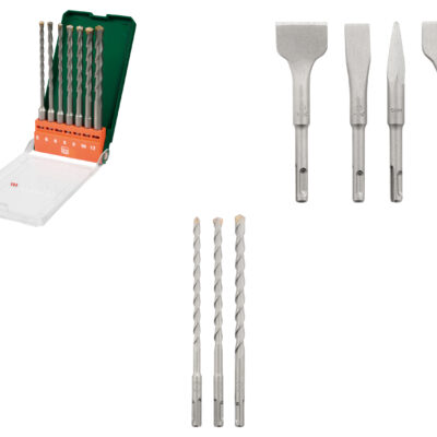 PARKSIDE® Forets longs SDS : Kit complet pour percer et buriner