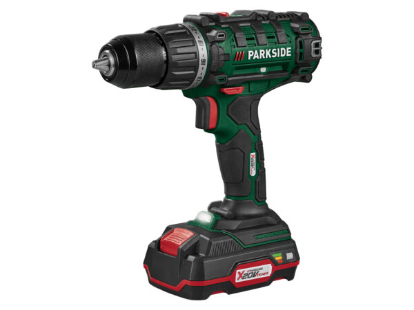PARKSIDE Perceuse-Visseuse Sans Fil 20V + Accessoires