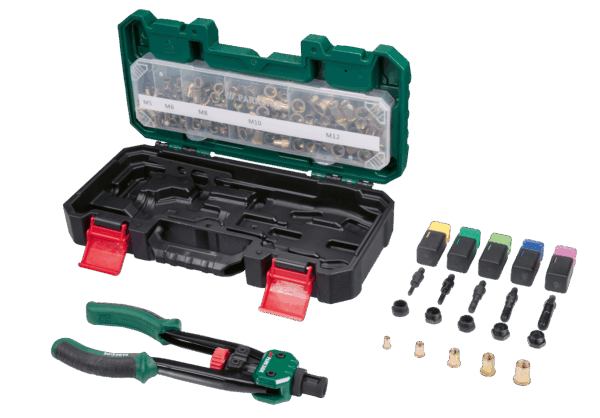 PARKSIDE® Set Pince à Sertir Écrous : Créez des Filetages Solides