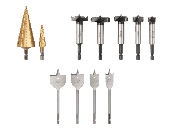 PARKSIDE® PSB 3 A1 : Set de Forets et Mèches pour Bois & Métal
