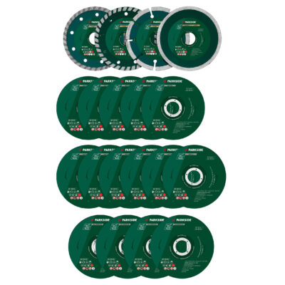 PARKSIDE® Set Disques Meuleuse d'Angle Ø 115 mm - Polyvalence Garantie
