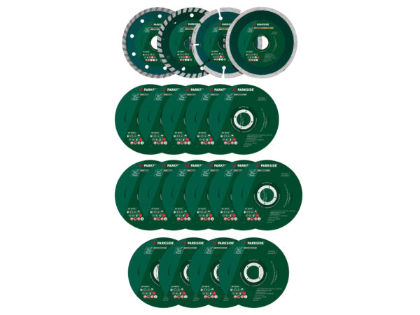 PARKSIDE® Set Disques Meuleuse d'Angle Ø 115 mm - Polyvalence Garantie