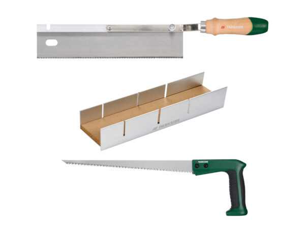 PARKSIDE® : Scie Métaux, Boîte à Onglets & Chantourner - Set Polyvalent