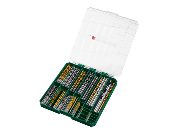 PARKSIDE® Set de 100 Forets : Percer Bois, Métal & Maçonnerie
