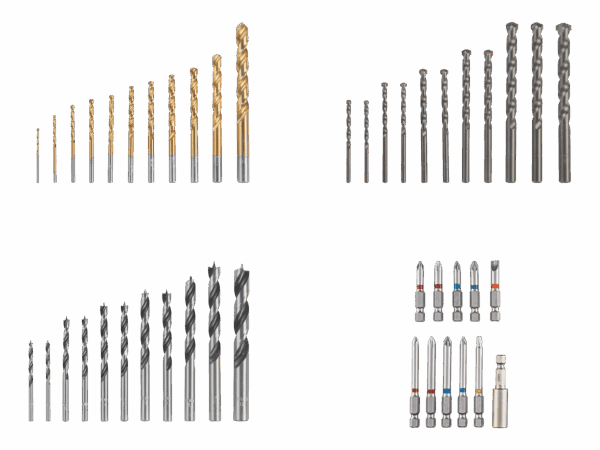 PARKSIDE® Set de Forets et Embouts - 11 Pièces Polyvalentes