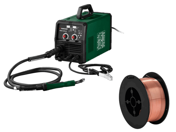 PARKSIDE® Poste à Souder Multi-Procédé 200A + Fil Acier 0.6mm