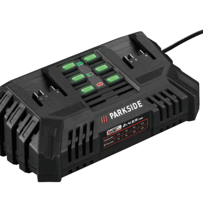 Chargeur Double PARKSIDE® 20V - Charge Rapide et Simultanée