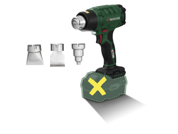 PARKSIDE Décapeur Thermique Sans Fil 20V - PHLGA 20-Li C2