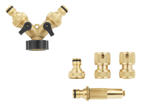 Parkside Système de Raccordement Laiton : Arrosage Durable et Polyvalent
