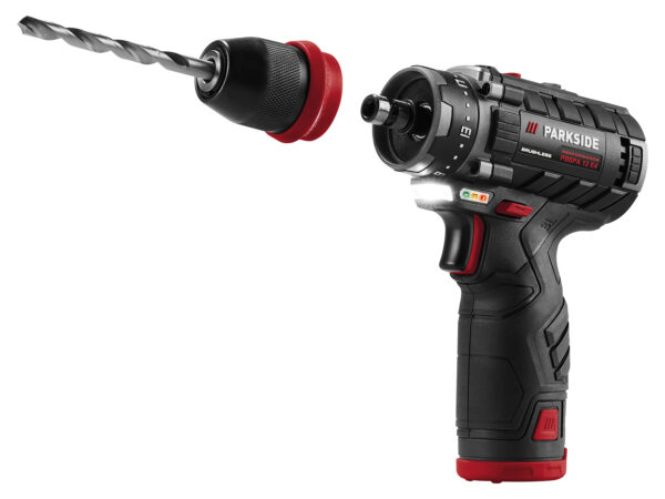 PARKSIDE PERFORMANCE® Perceuse-Visseuse Sans Fil 12V + Accessoires