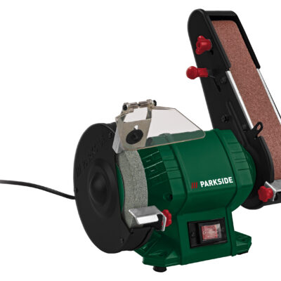 PARKSIDE® Ponceuse Stationnaire à Bande PSBS 240 C2 - Métal, Bois, Plastique