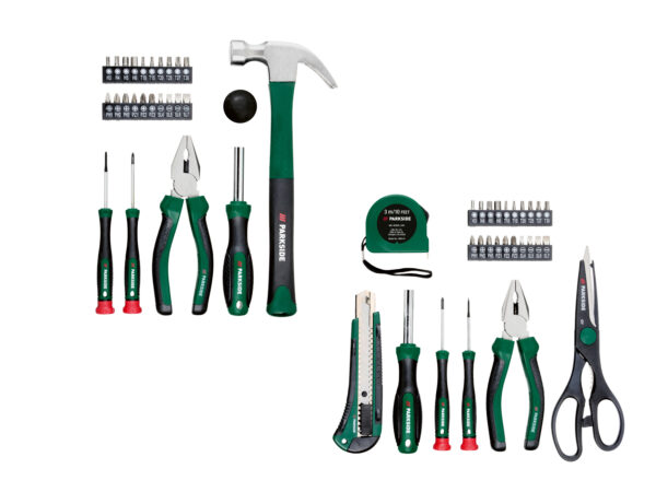 PARKSIDE® Set d'Outils Ménagers : L'Essentiel pour vos Réparations