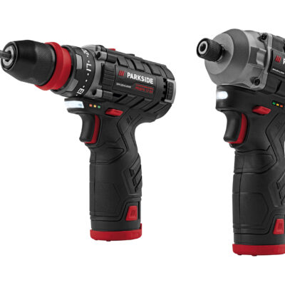 PARKSIDE PERFORMANCE® Set Perceuse-Visseuse & Visseuse à Chocs 12V