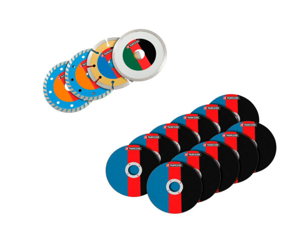 PARKSIDE® Set Disques à Tronçonner Ø 115mm - Métal, Béton, Céramique