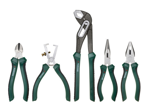 Set de 5 Pinces PARKSIDE® : L'Essentiel pour Tous Vos Travaux