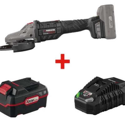 PARKSIDE PERFORMANCE® Meuleuse d'Angle Sans Fil 20V + Batterie + Chargeur
