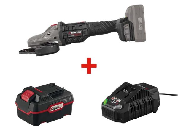 PARKSIDE PERFORMANCE® Meuleuse d'Angle Sans Fil 20V + Batterie + Chargeur