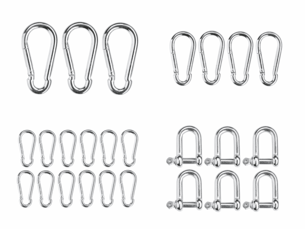 PARKSIDE® Mousquetons & Manilles : Fixation Sûre et Rapide