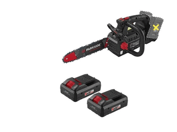 Tronçonneuse Élagueuse Sans Fil PARKSIDE PERFORMANCE® 20V + 2 Batteries