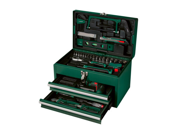 PARKSIDE® Boîte à Outils 92 pièces avec Visseuse sans Fil