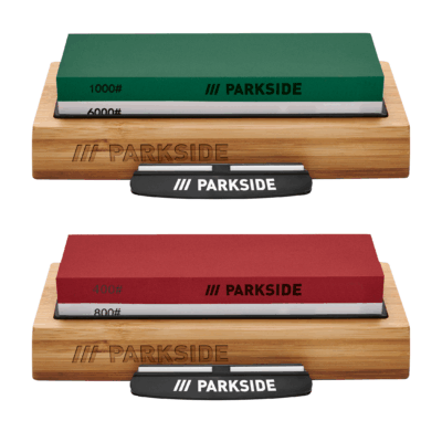 PARKSIDE® Pierre d'Affûtage 2 en 1 - Affûtez Couteaux & Ciseaux