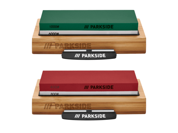 PARKSIDE® Pierre d'Affûtage 2 en 1 - Affûtez Couteaux & Ciseaux