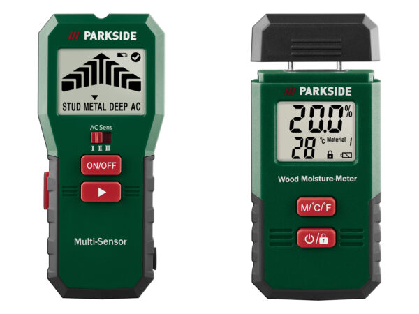 PARKSIDE® Détecteur Multi-Matériaux & Humidimètre - Précision Garantie