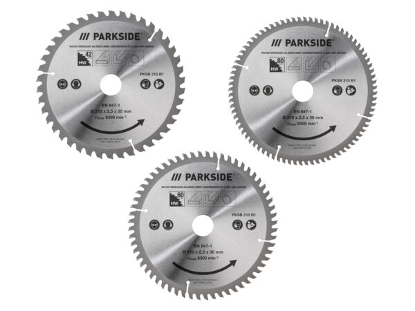 PARKSIDE® Lame de scie circulaire 210mm : Coupes précises