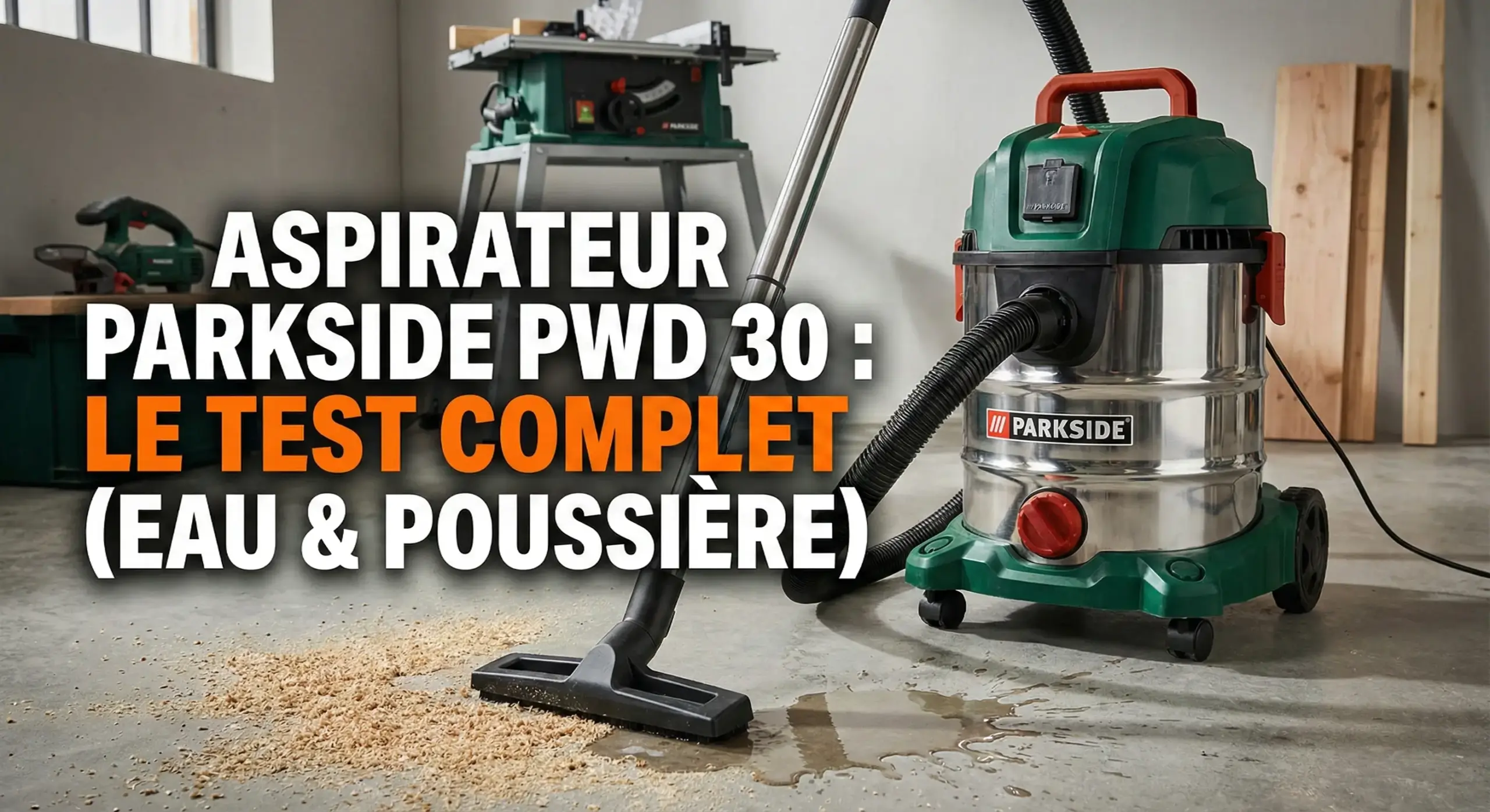 Aspirateur parkside pwd 30