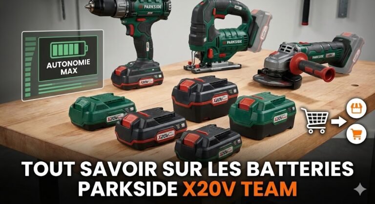 Tout savoir sur les batteries parkside x20v